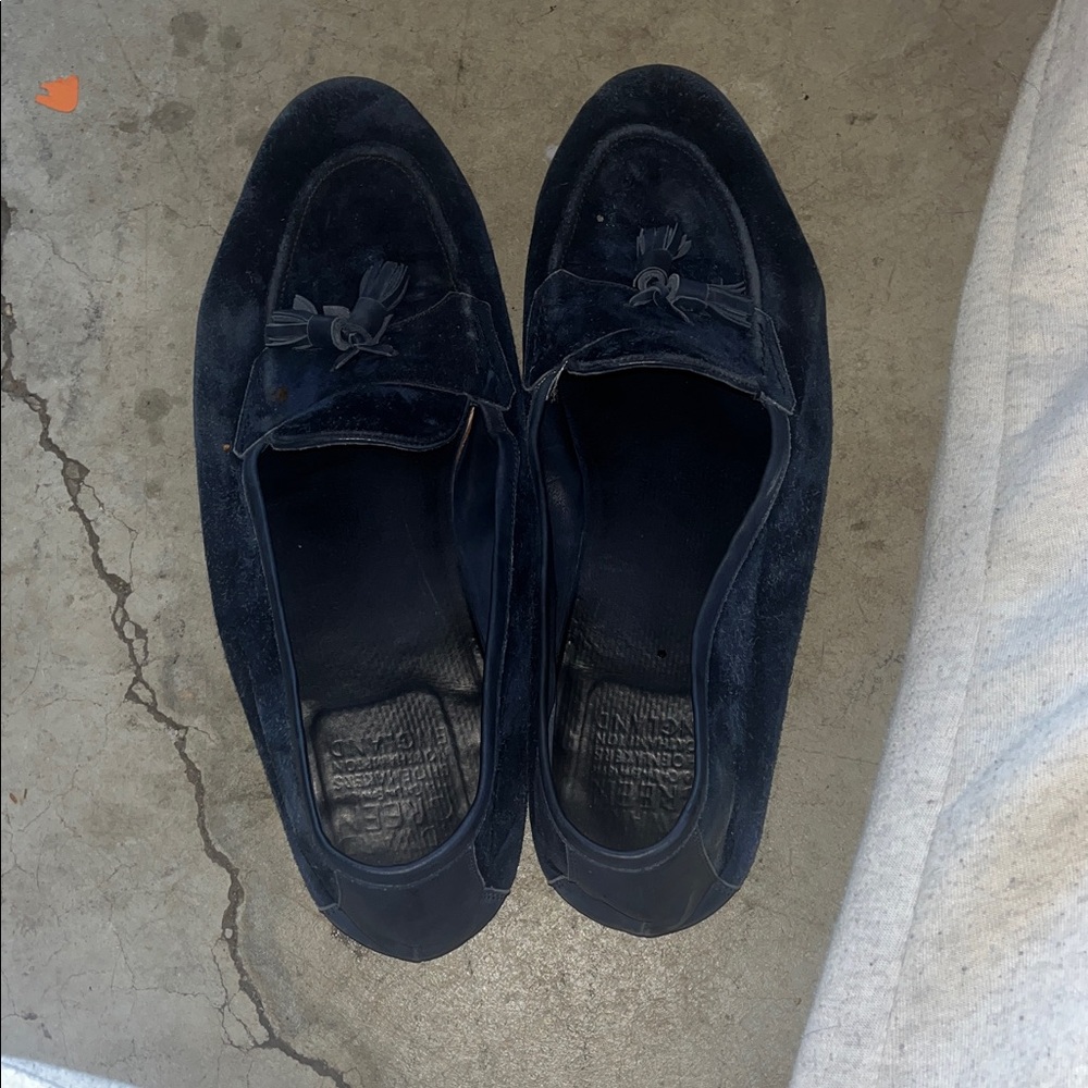Men's Black Slip-On Shoes